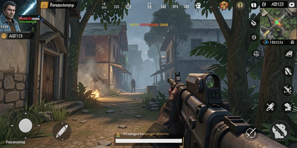 Screenshot gameplay <strong>ASD123</strong> menampilkan aksi seru dalam TPS.