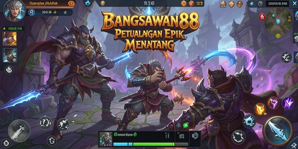 Screenshot gameplay BANGSAWAN88 yang menunjukkan aksi seru dan visual menarik.