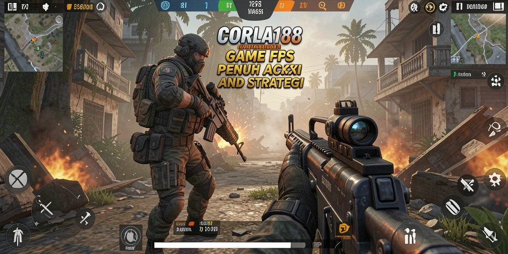 Tangkap momen seru di CORLA188 saat pemain bertempur sengit dalam mode FPS.