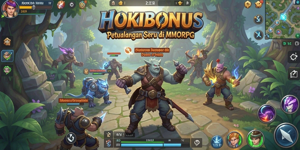 Gameplay seru HOKIBONUS dengan grafis menawan dan pertarungan mendebarkan.