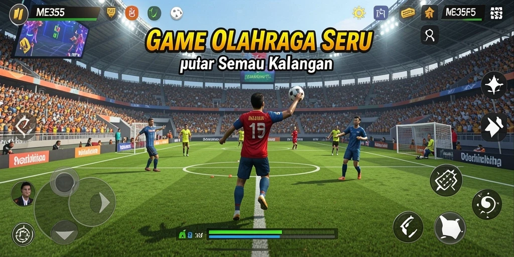 Tampilan menegangkan dari gameplay olahraga ME355.