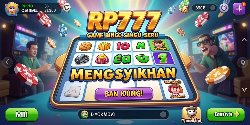 Tampilan gameplay Bingo yang menarik dan penuh warna.