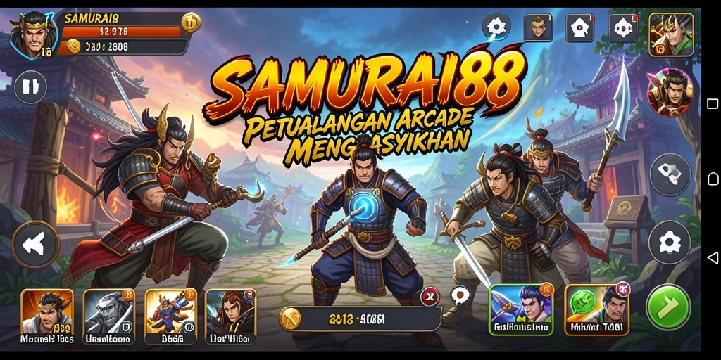 Tampilan gameplay SAMURAI88 yang penuh aksi dan menarik.