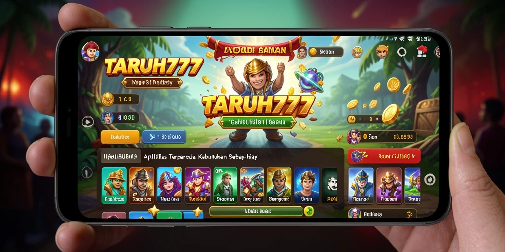 Screenshot TARUH777 menampilkan antarmuka pengguna yang intuitif dan fungsional.